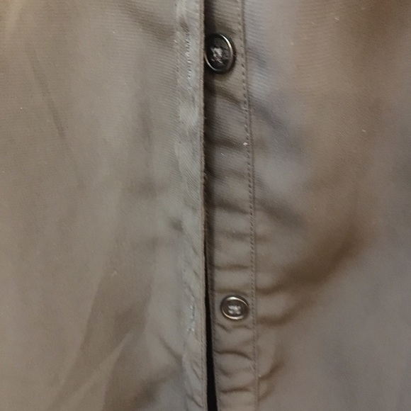 5X ELLOS BUTTON DOWN POLY SHIRT/ JACKET! - Picture 9 of 11